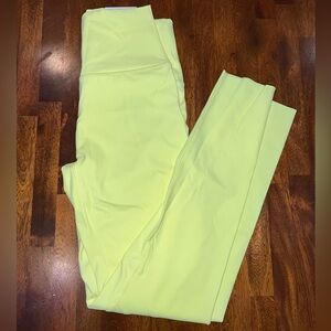 NWT Aerie lemon yellow hi rise 7/8 active leggings